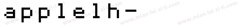 applelh字体转换