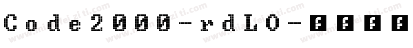 Code2000-rdLO字体转换