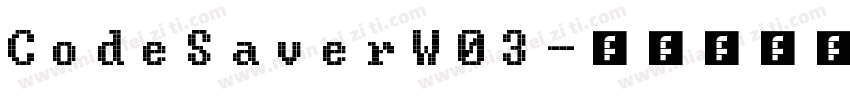 CodeSaverW03字体转换