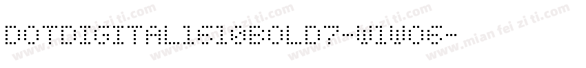 DotDigital1610Bold7-w1wo6字体转换