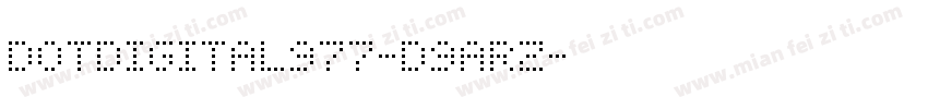 DotDigital977-d9ArZ字体转换