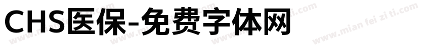 CHS医保字体转换