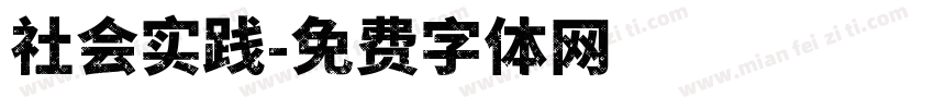 社会实践字体转换