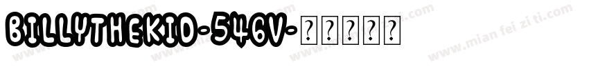 BillyTheKid-546v字体转换