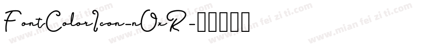 FontColorIcon-nOxR字体转换