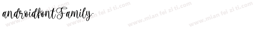 androidfontFamily字体转换