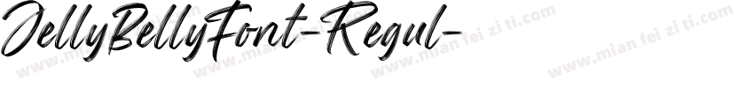 JellyBellyFont-Regul字体转换