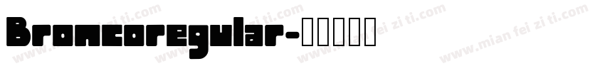 Broncoregular字体转换