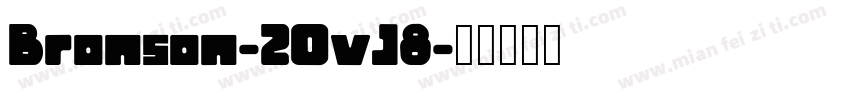 Bronson-2OvJ8字体转换