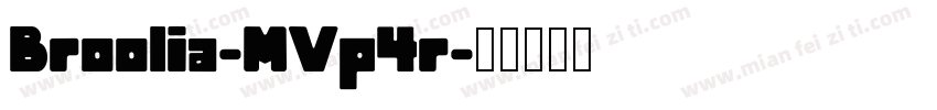Broolia-MVp4r字体转换