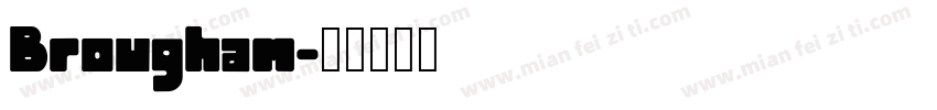 Brougham字体转换