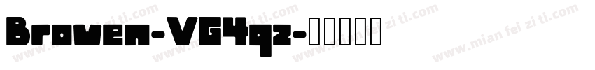 Browen-VG4qz字体转换