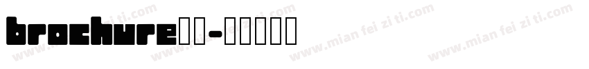 brochure普通字体转换
