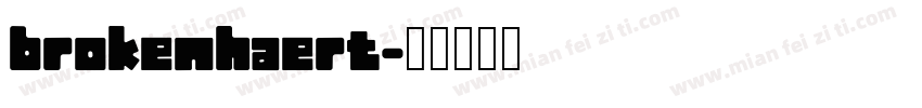 brokenhaert字体转换
