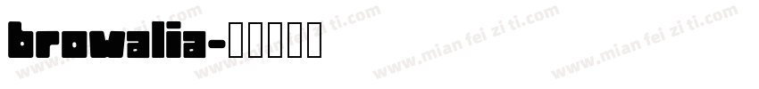 browalia字体转换
