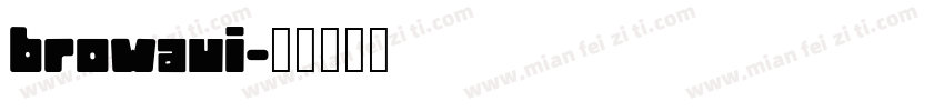 browaui字体转换