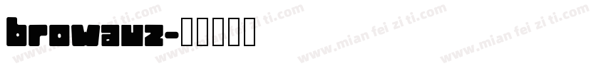 browauz字体转换