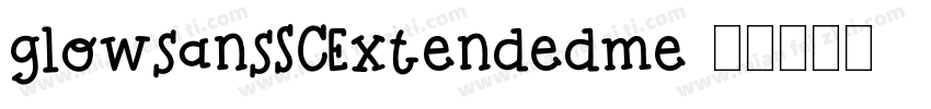 glowsansSCExtendedme字体转换