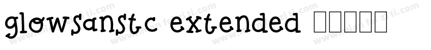 glowsanstc-extended字体转换