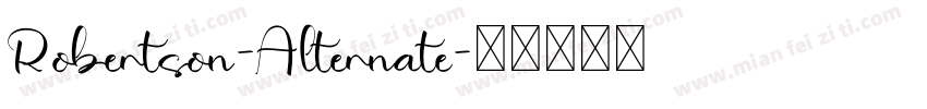 Robertson-Alternate字体转换