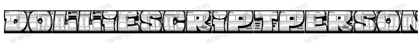 DollieScriptPersonalUse-K3P7字体转换