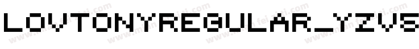 lovtonyRegular_YzV5O字体转换