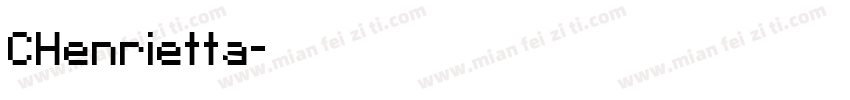 CHenrietta字体转换