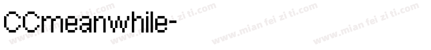 CCmeanwhile字体转换