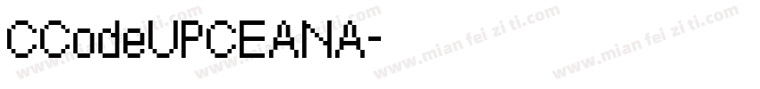 CCodeUPCEANA字体转换