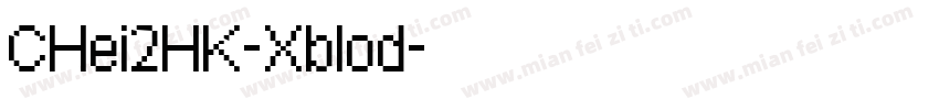 CHei2HK-Xblod字体转换