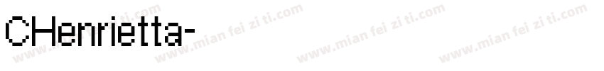 CHenrietta字体转换