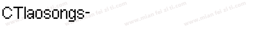 CTlaosongs字体转换