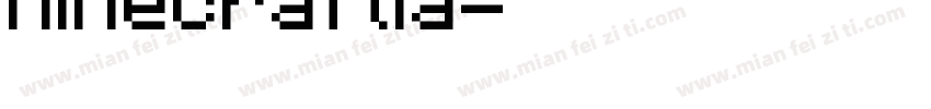 Minecraftia字体转换