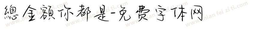 總金額你都是字体转换