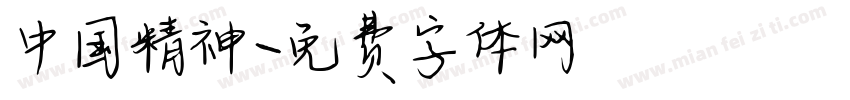 中国精神字体转换
