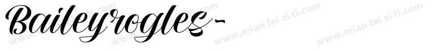 Baileyrogles字体转换