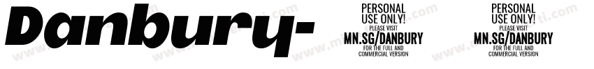 Danbury字体转换