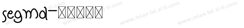 segmd字体转换