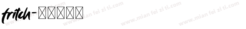 fritch字体转换