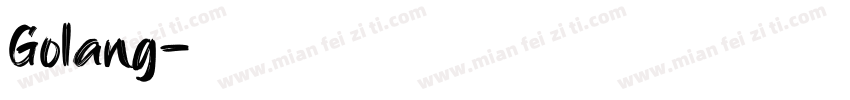 Golang字体转换