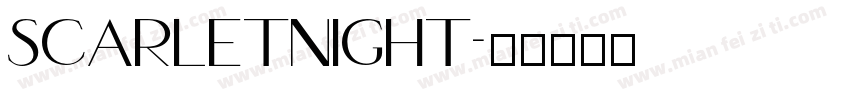 ScarletNight字体转换