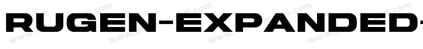 Rugen-Expanded字体转换