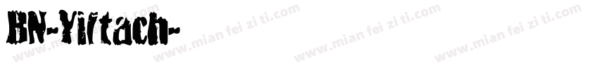 BN-Yiftach字体转换