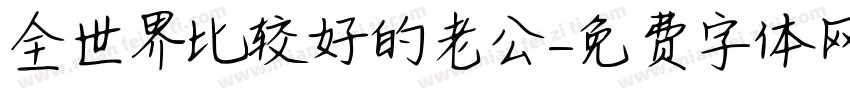 全世界比较好的老公字体转换