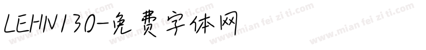 LEHN130字体转换