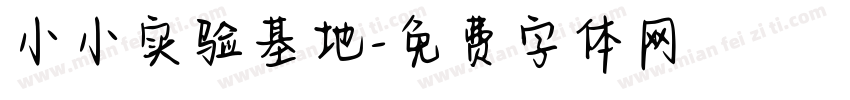 小小实验基地字体转换
