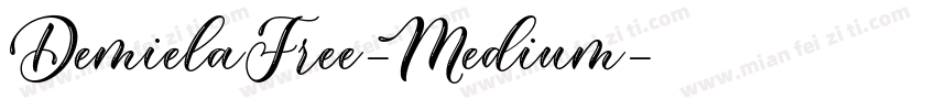 DemielaFree-Medium字体转换