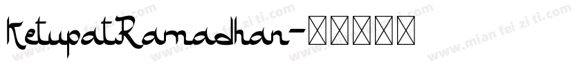 KetupatRamadhan字体转换