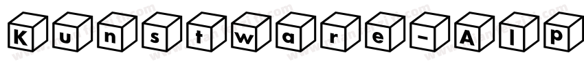 Kunstware-Alphabe字体转换