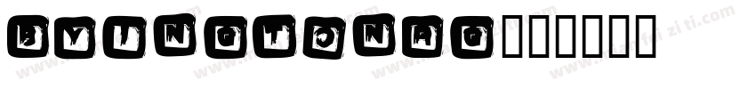 ByingtonRg字体转换